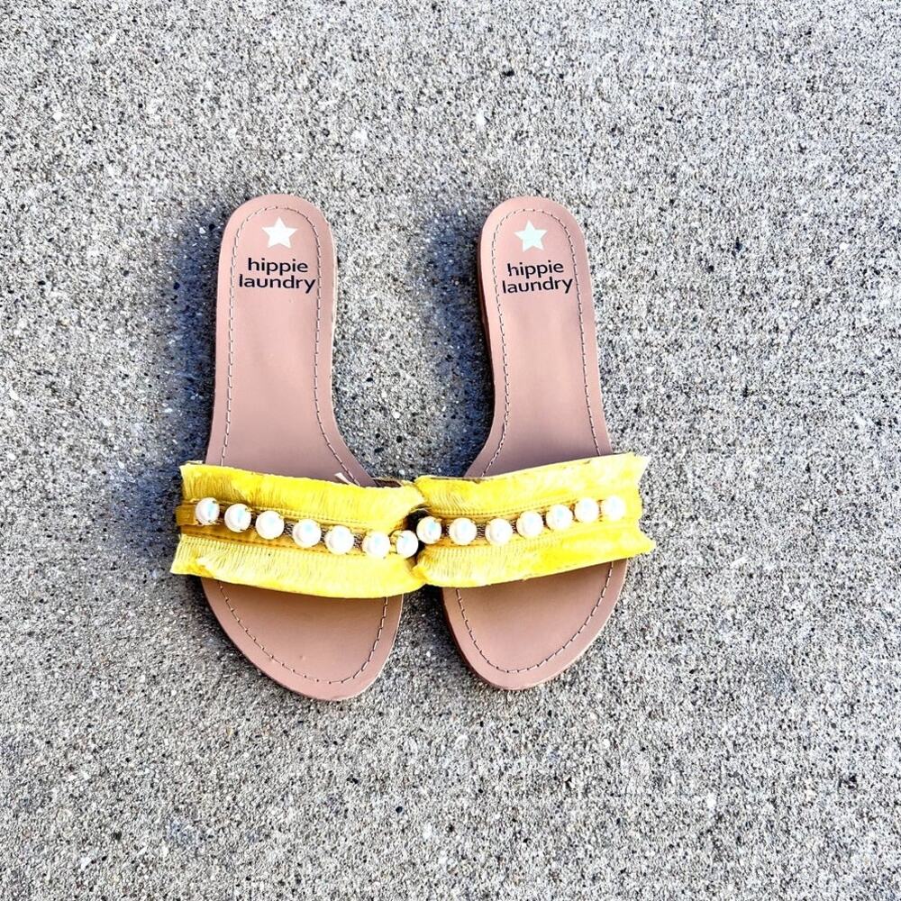 Fringe and Pearls Palm Beach Boho Sandals by Hippie Laundry